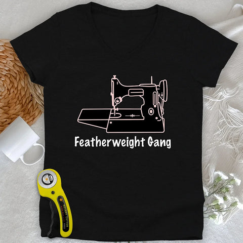 Maglia da donna con scollo a V Featherweight Gang