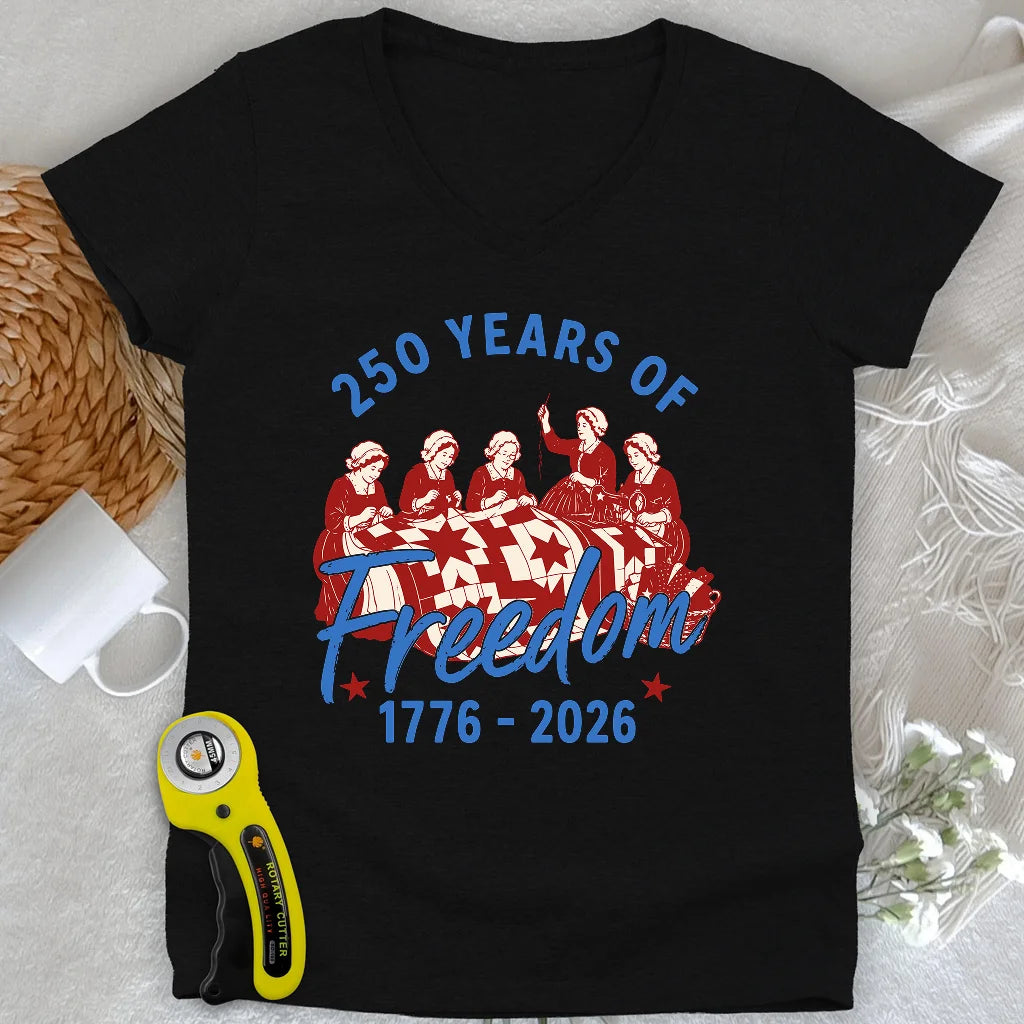 Freedom Quilting Bee Lady V-neck