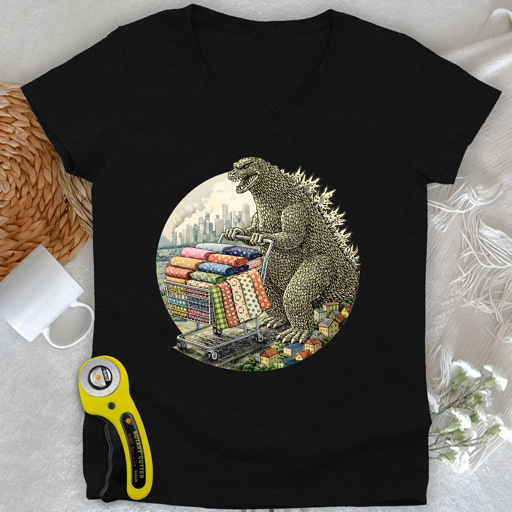 Hoardzilla Lady V-neck