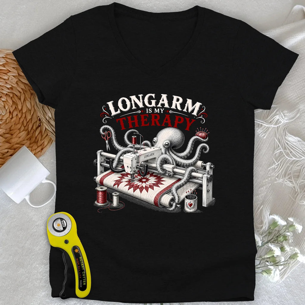 Longarm Therapy Club Lady V-neck