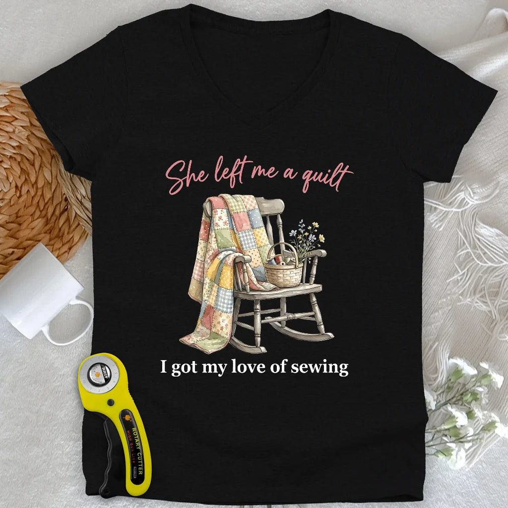 Love Passed Down Lady V-neck