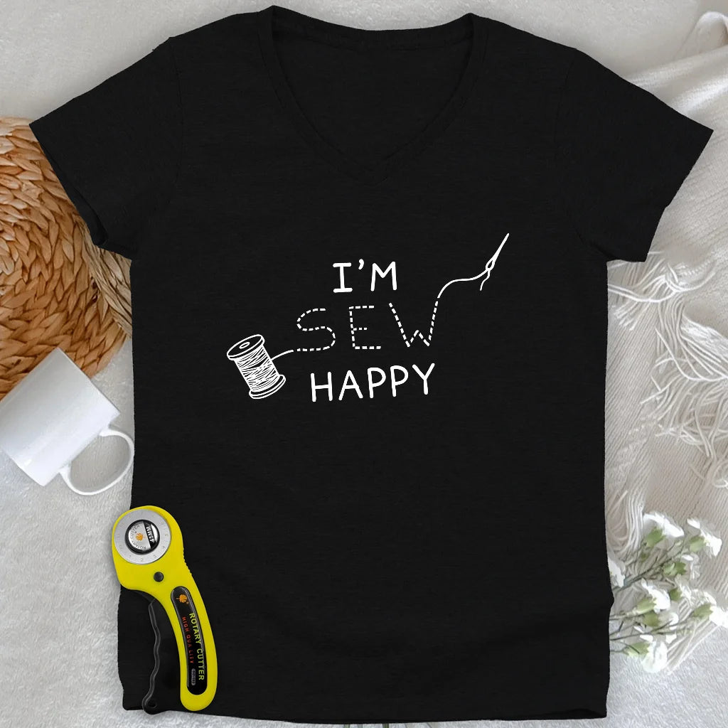 Sew Happy Femme Col V