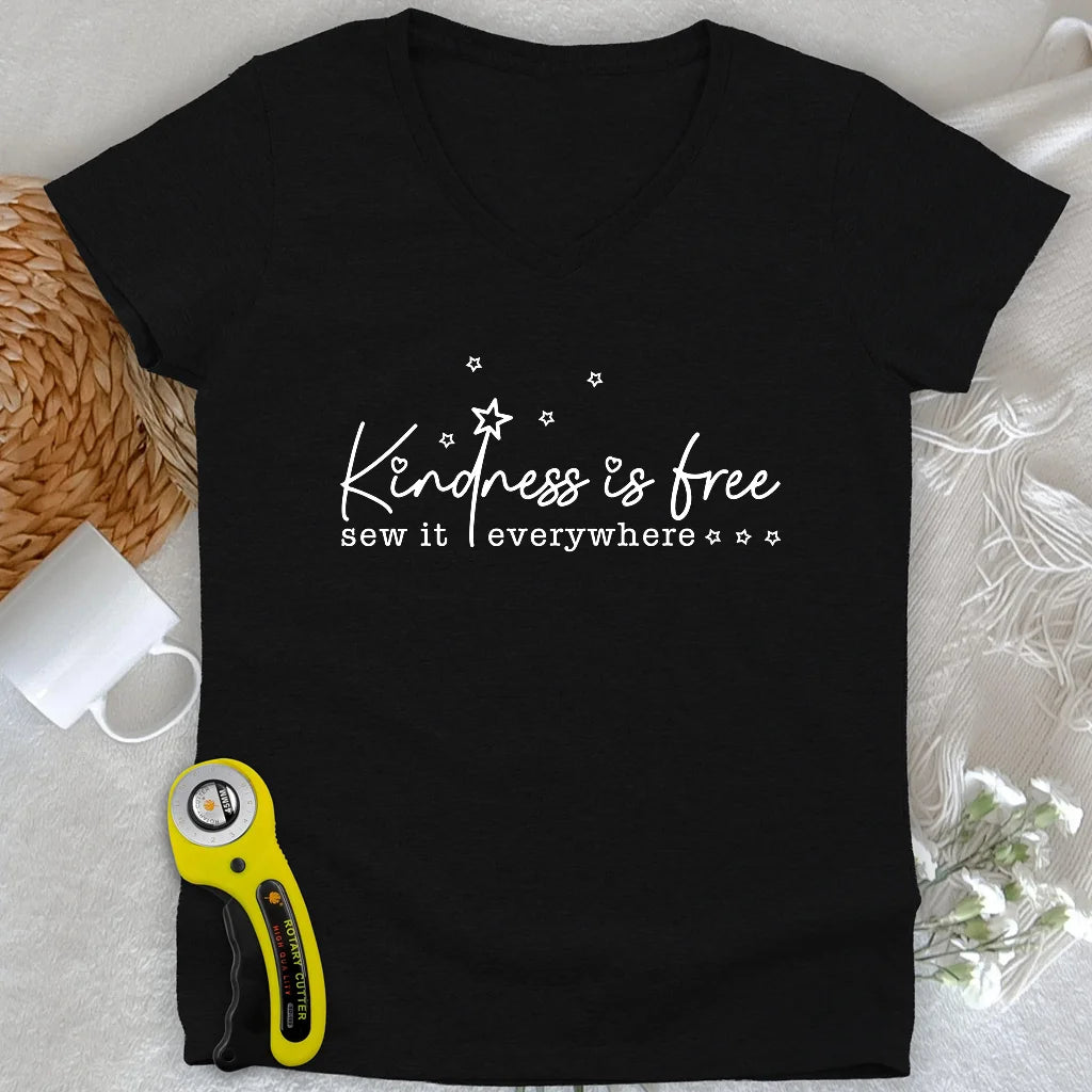 Sew Kindness Lady V-neck