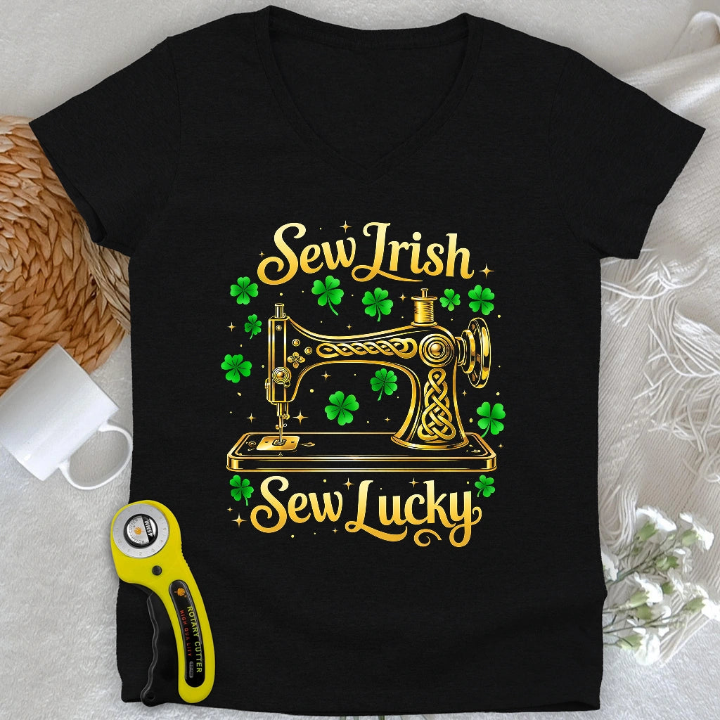 Sew Lucky Lady Col en V