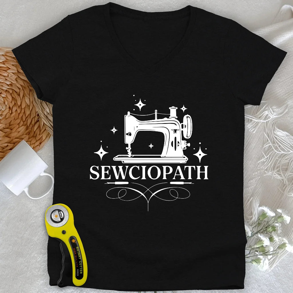 Sewciopath Lady V-neck
