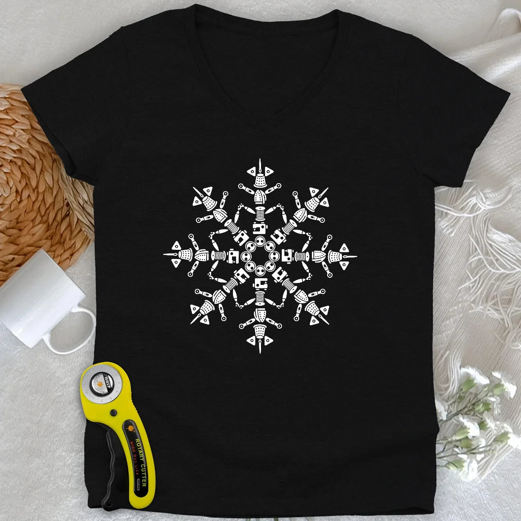 Sewflake Lady V-neck