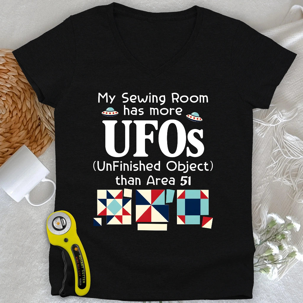 Sewing UFOs Lady V-neck