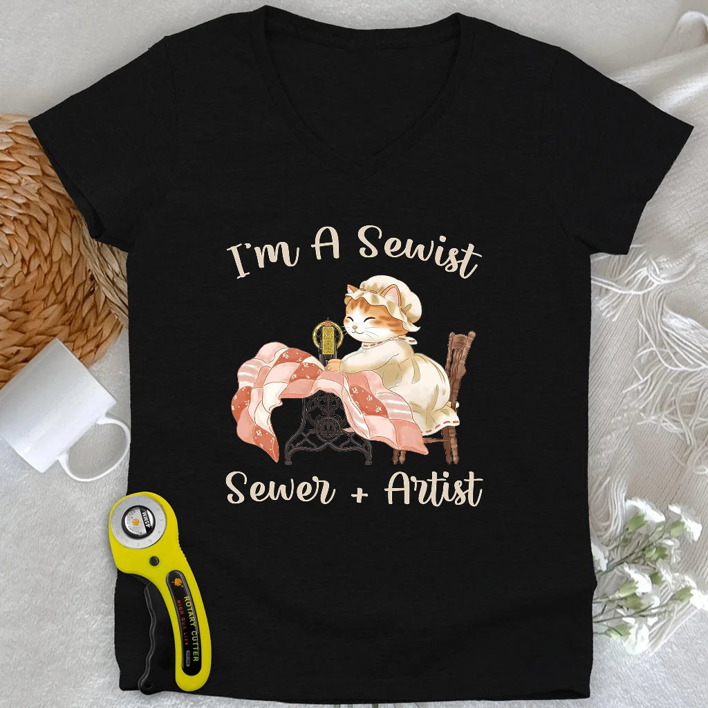 Stitching Serenity Lady V-neck
