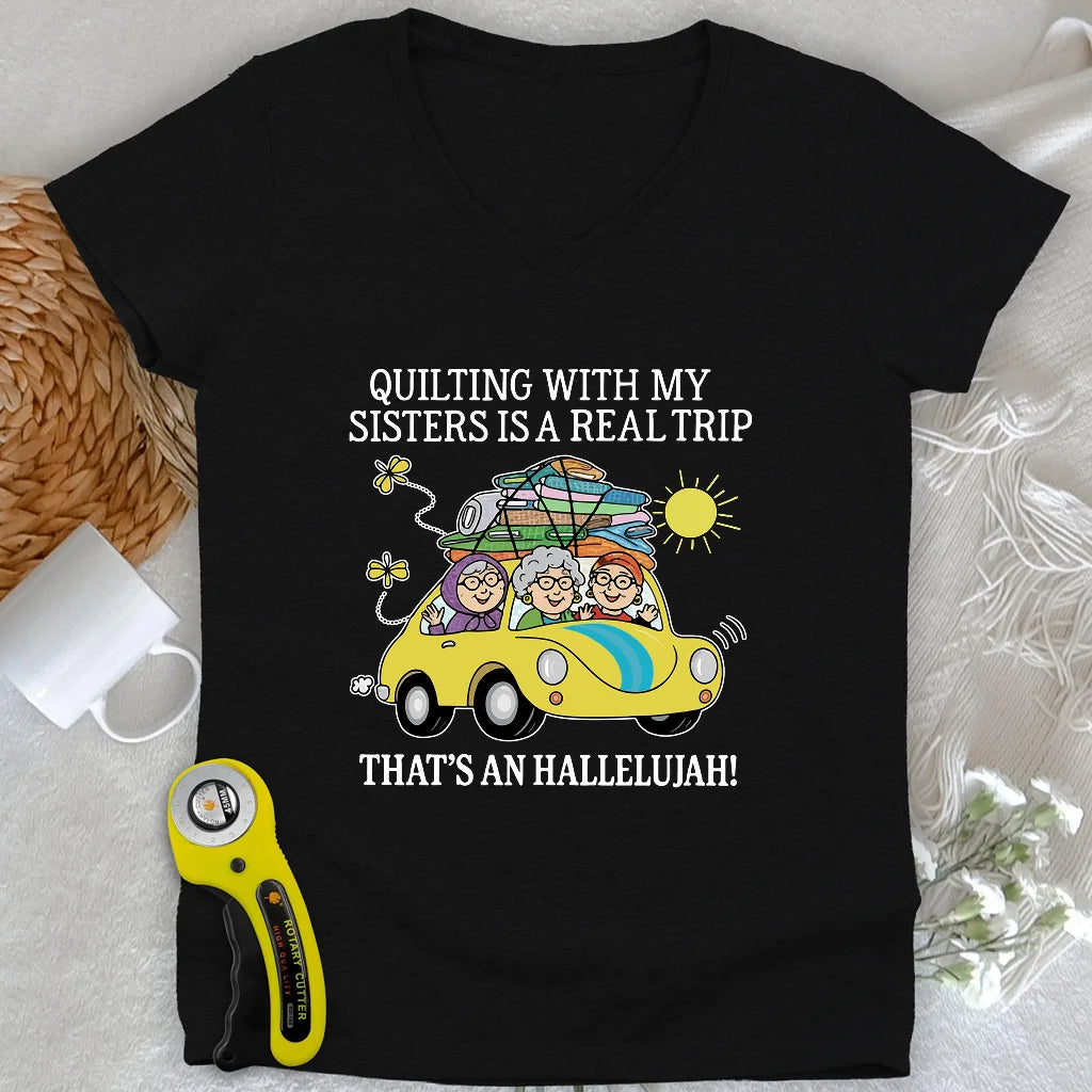 That's an Hallelujah! Lady V-neck
