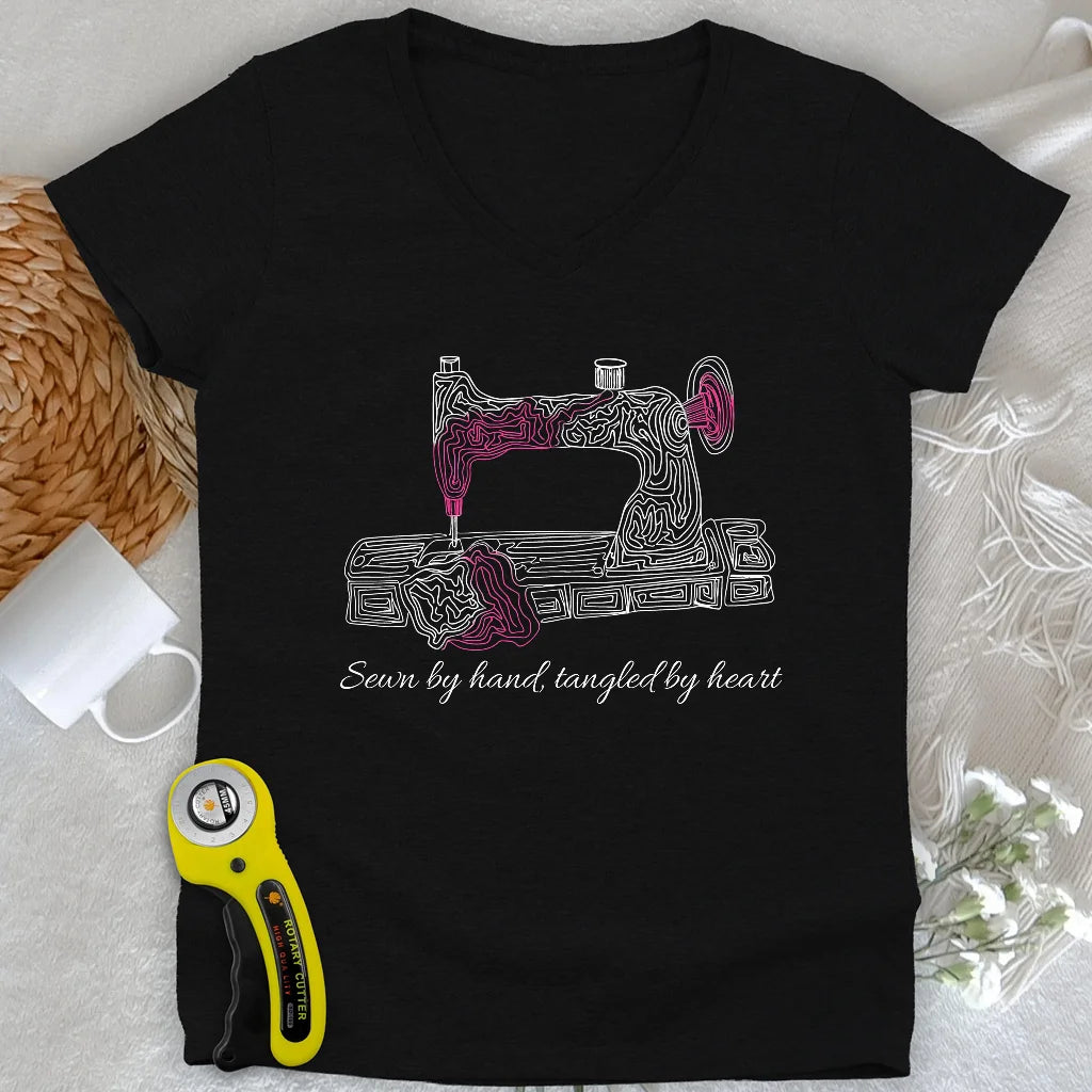 The Heart’s Tangle Lady V-neck