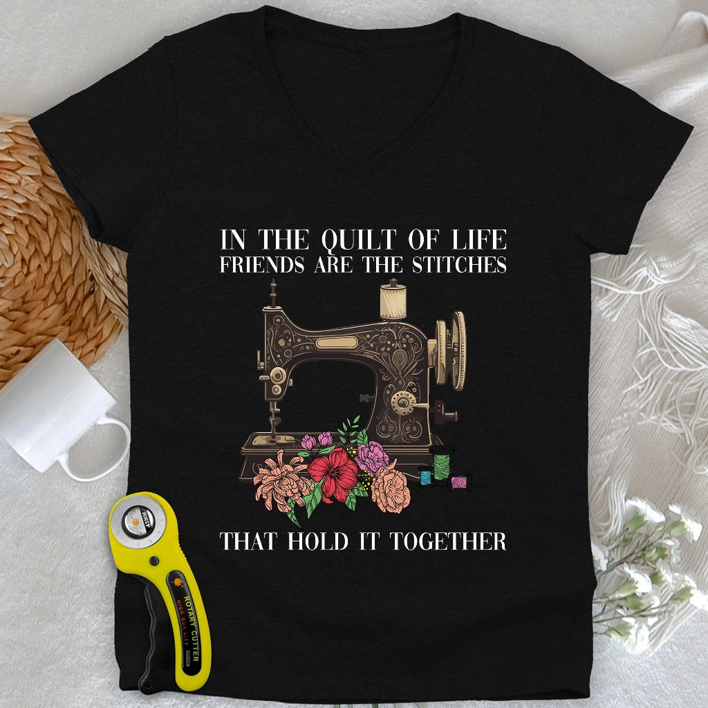 The Quilt Of Life V-neck