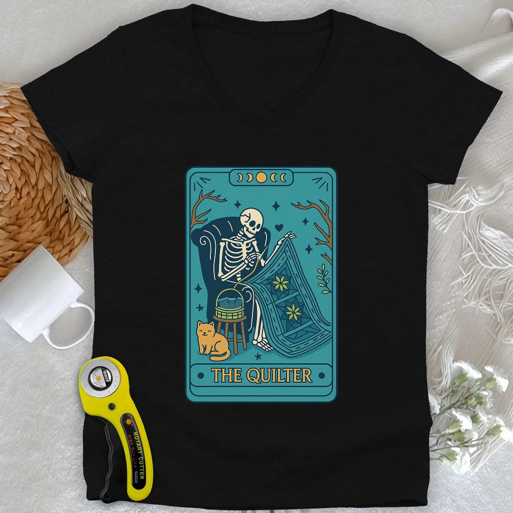 The Quilter Lady V-neck
