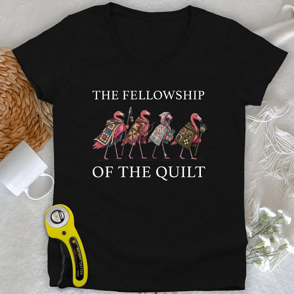 The Quilting Fellowship Lady V-neck