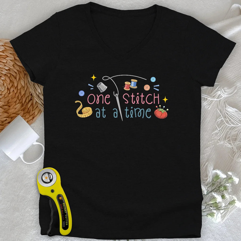 Time Crafter Life Lady V-neck