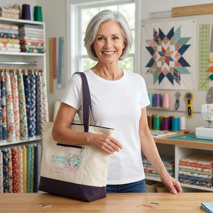 Blessed are the Piecemakers Tote
