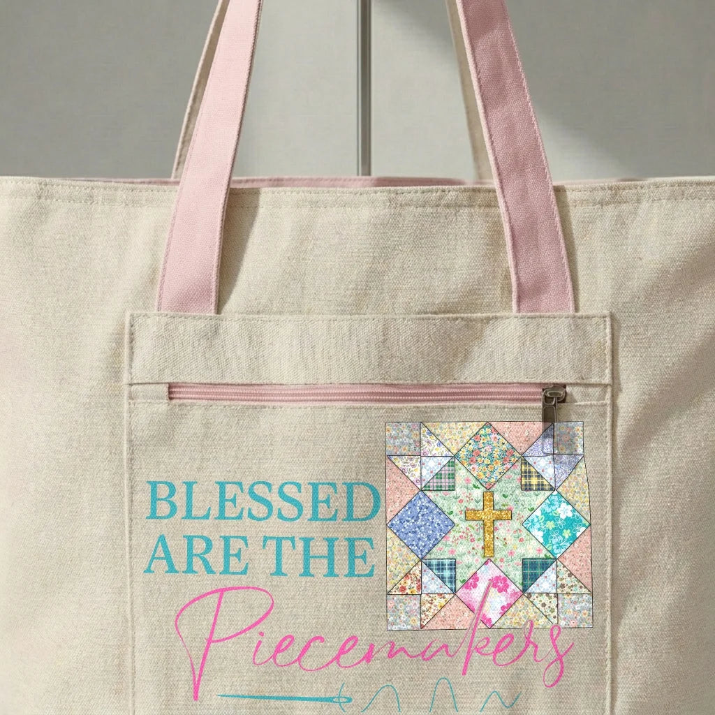 Blessed are the Piecemakers Tote