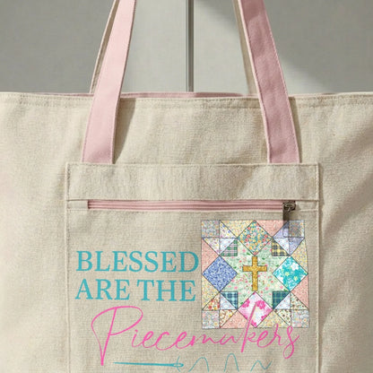 Blessed are the Piecemakers Tote