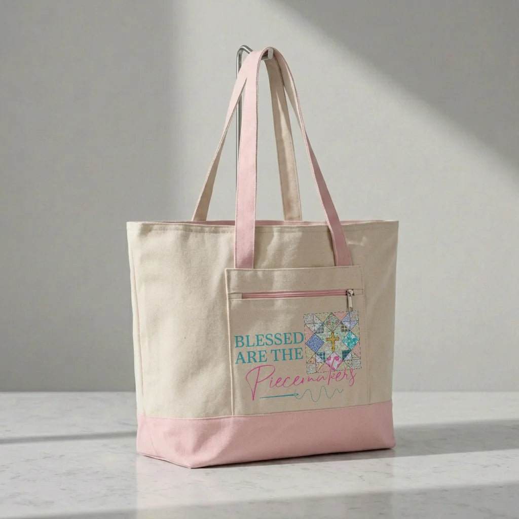 Blessed are the Piecemakers Tote