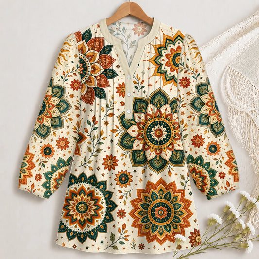 Bohemian Bloom Blouse