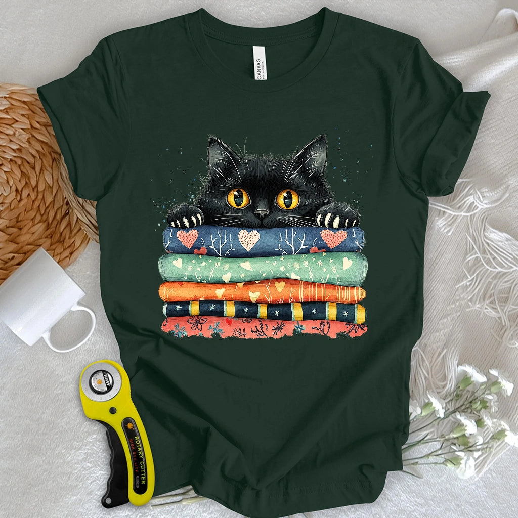 Cat On The Fabric T-shirt
