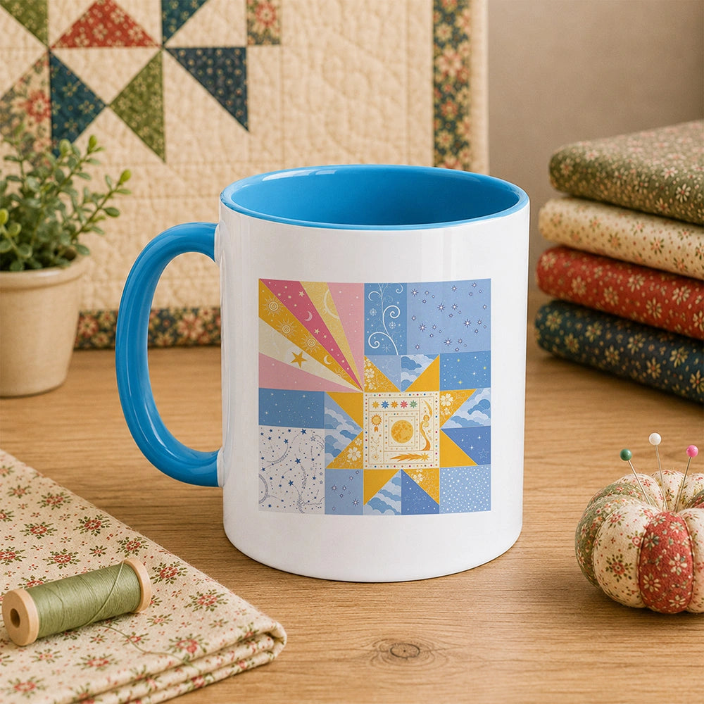 Celestial Patchwork 11oz Mug