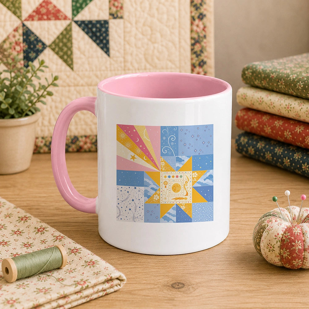Celestial Patchwork 11oz Mug