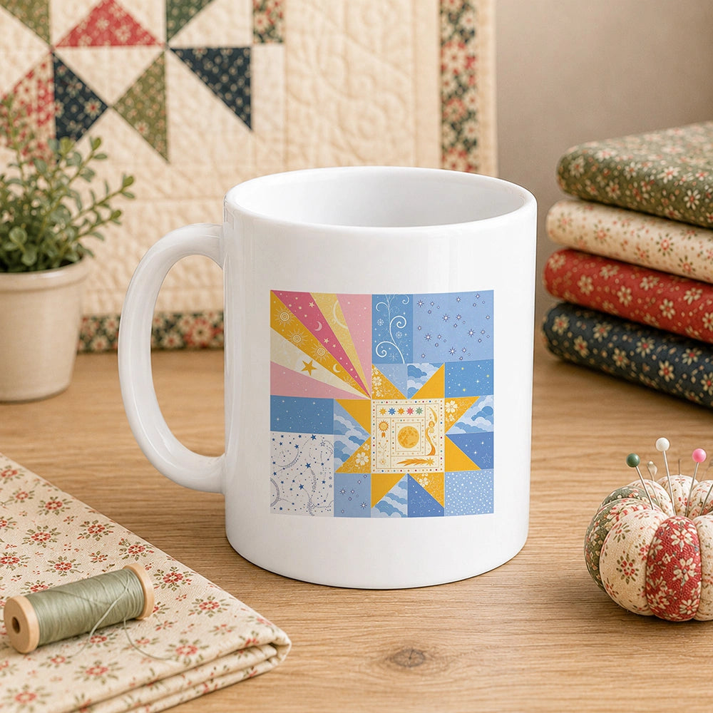 Celestial Patchwork 11oz Mug