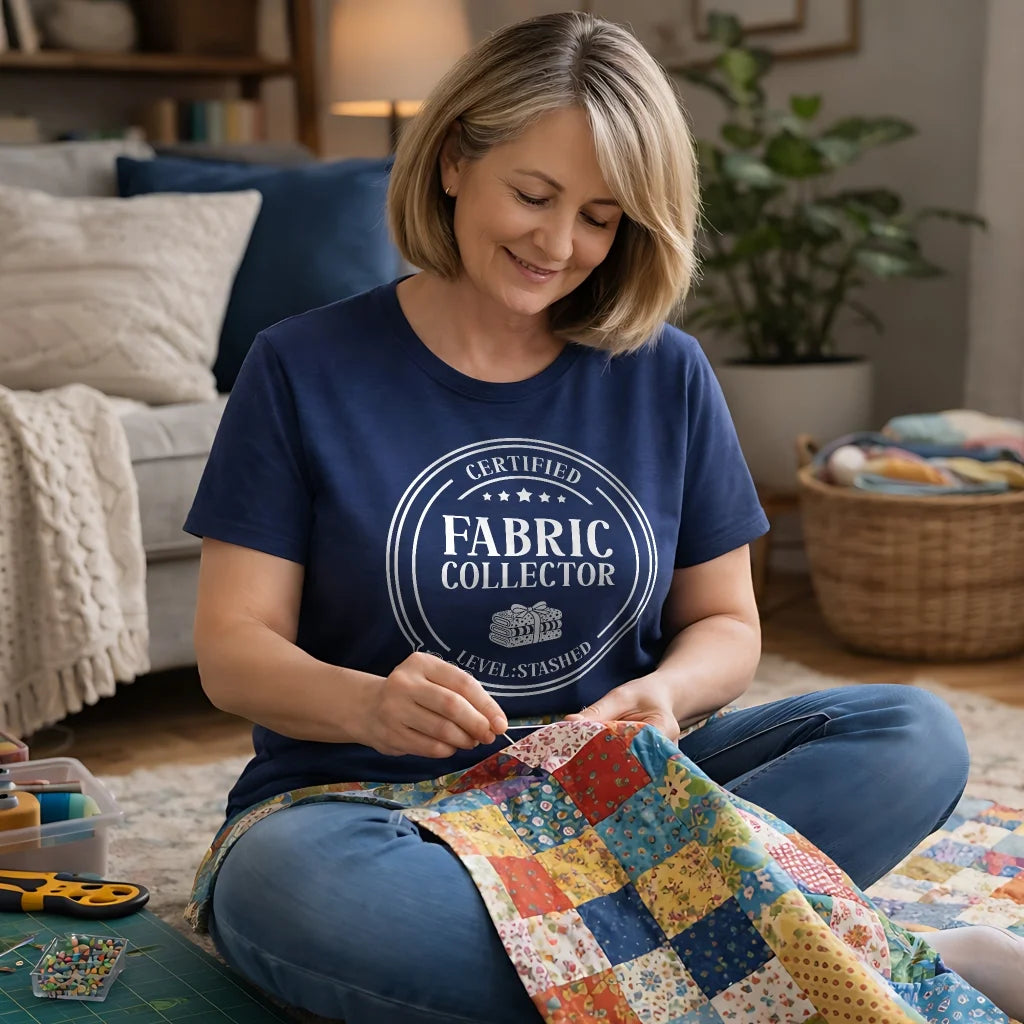 T-Shirt Collectionneur de Tissus Certifié