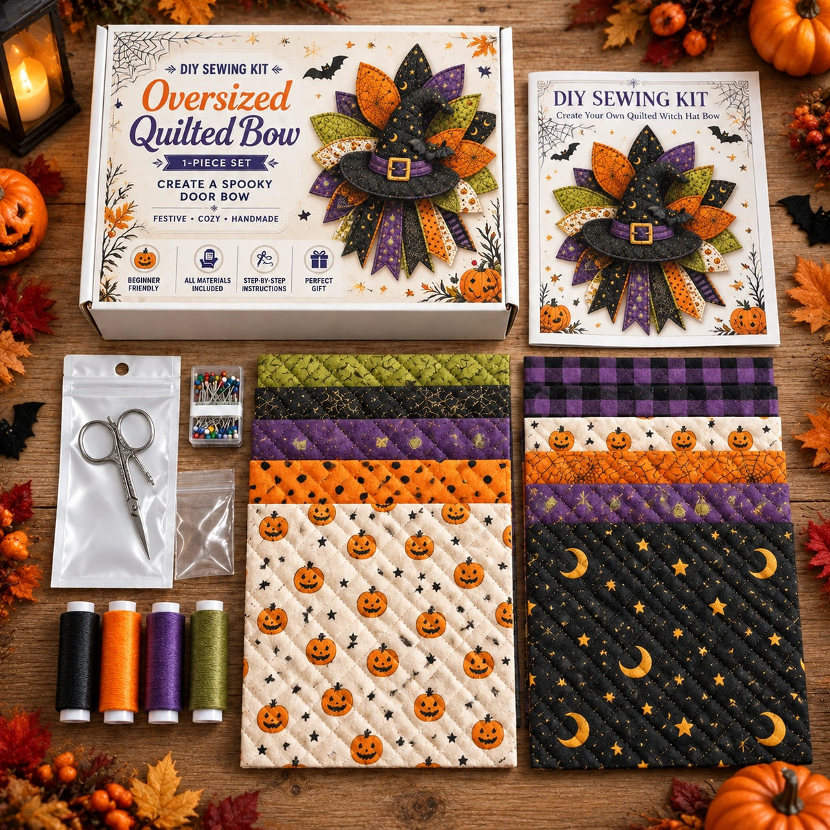 Style 13 DIY Oversized Quilted Bow Sewing Kit