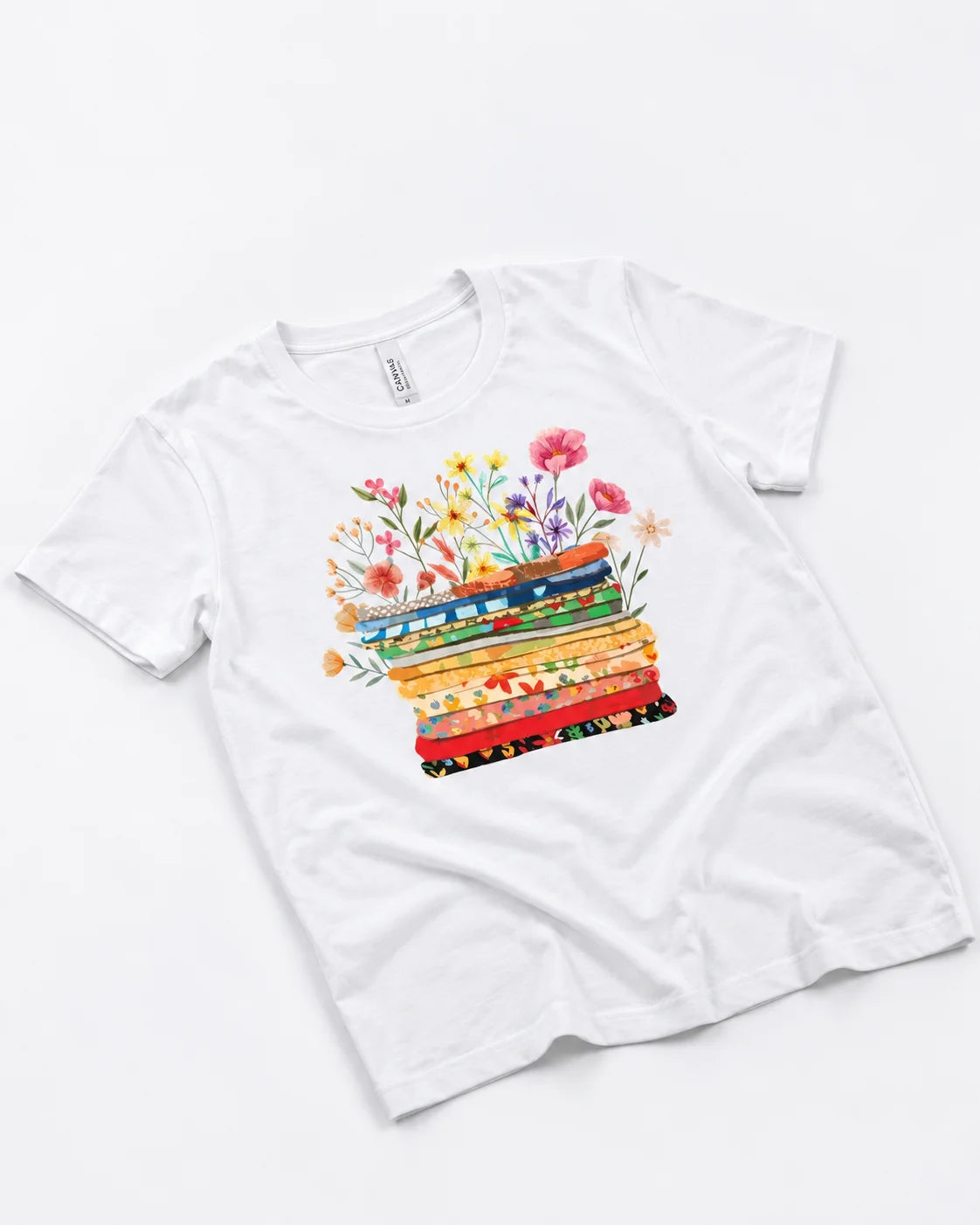 Floral Fabric T-shirt
