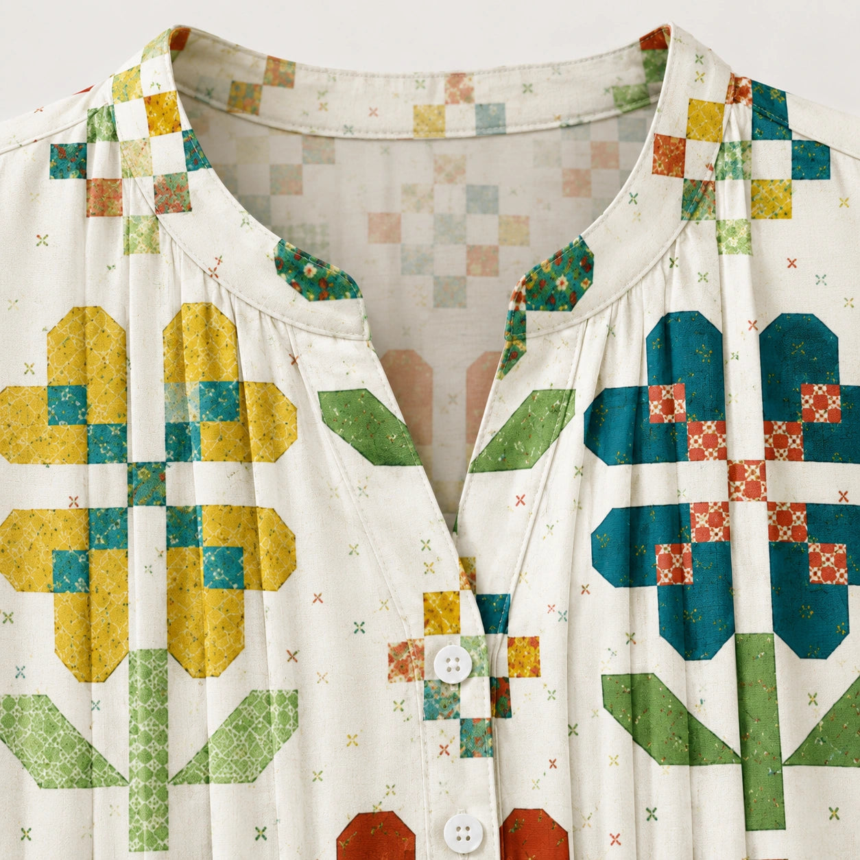 Flower Pattern Blouse