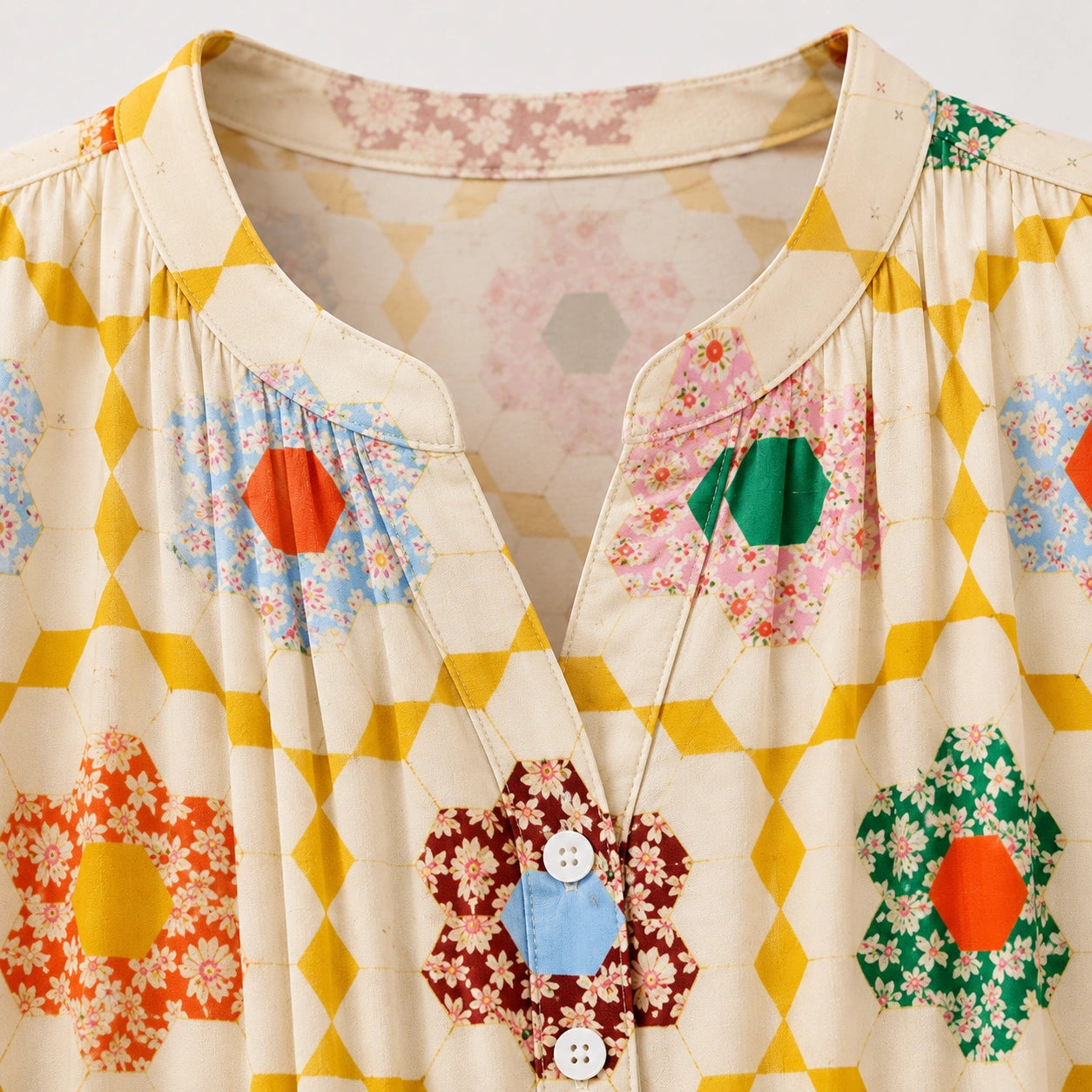 Honeycomb Garden Blouse