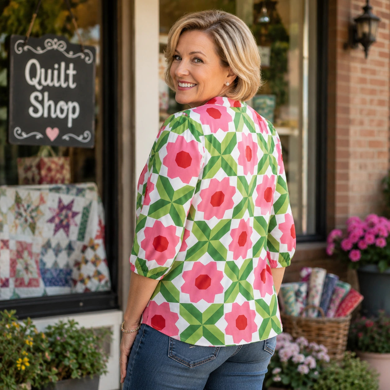Sewing Journal blouse
