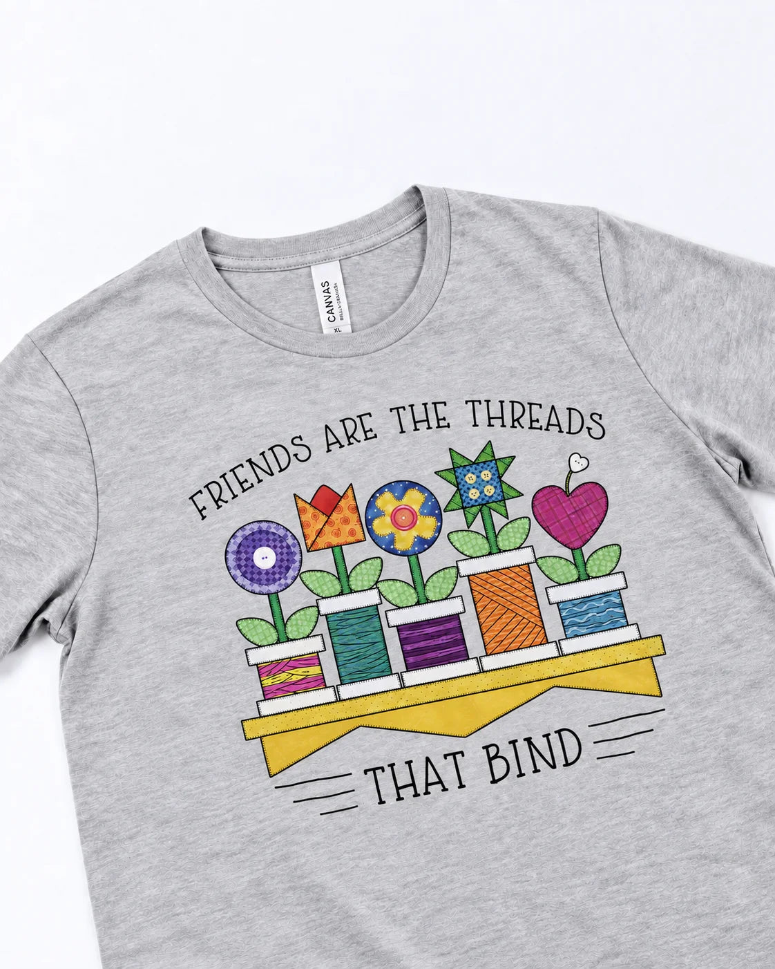 T-shirt « Fleurs en bobine »