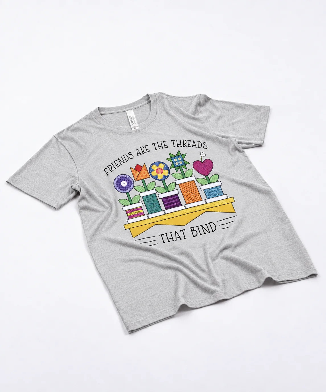T-shirt « Fleurs en bobine »