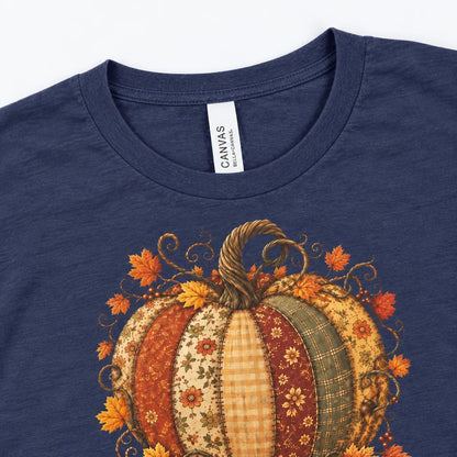 Maglietta Zucca autunnale patchwork