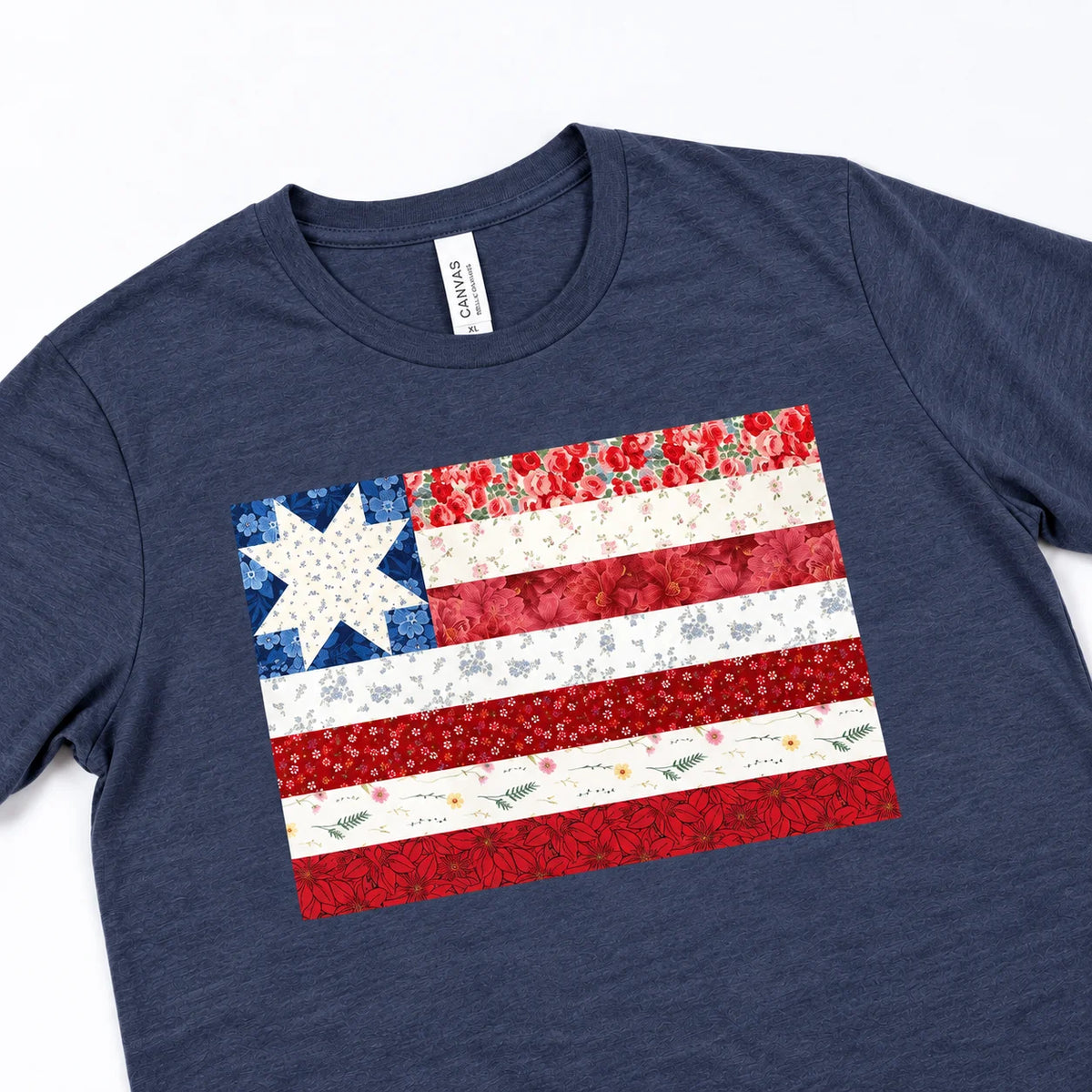 T-shirt drapeau étoilé des États-Unis