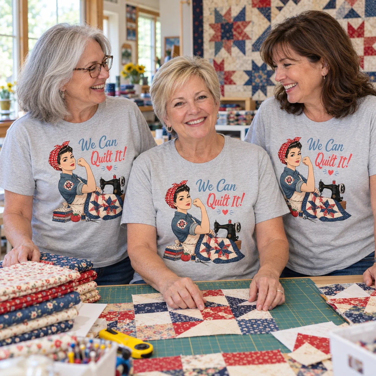 We Can Quilt It T-shirt