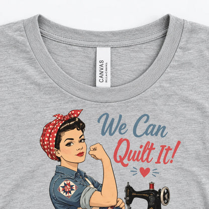 T-shirt Possiamo farcela col quilting