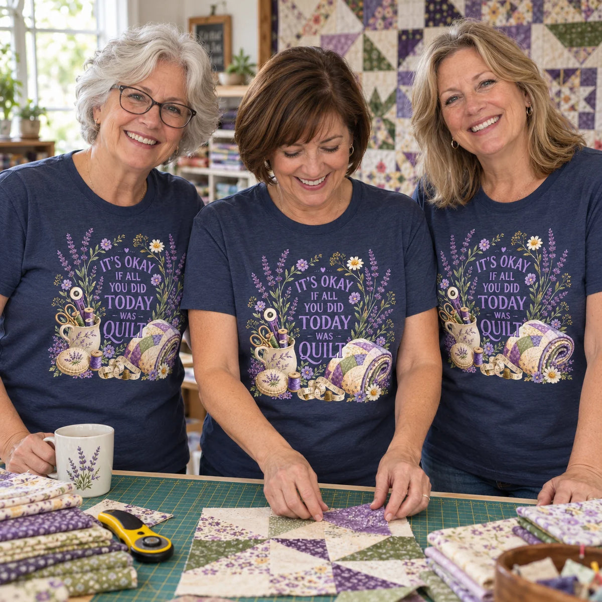 Quilt Days Are Productive Days T-shirt