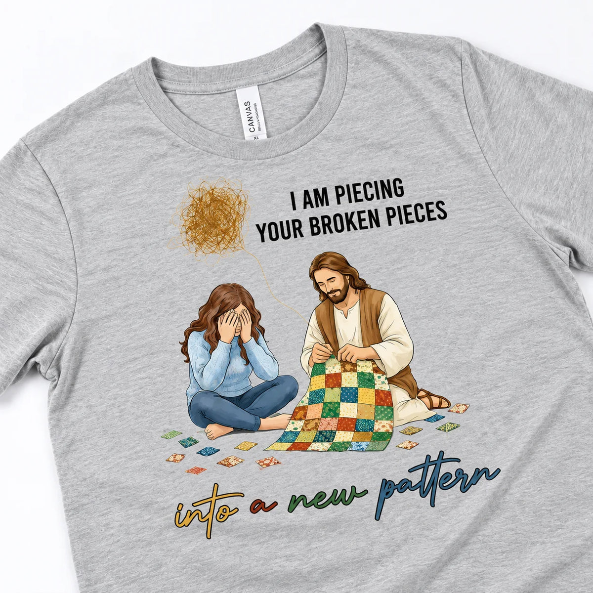 God Piecing Broken Pieces T-shirt