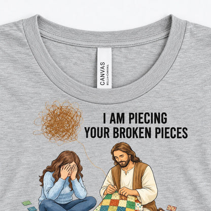T-shirt Dio che ricompone i pezzi rotti