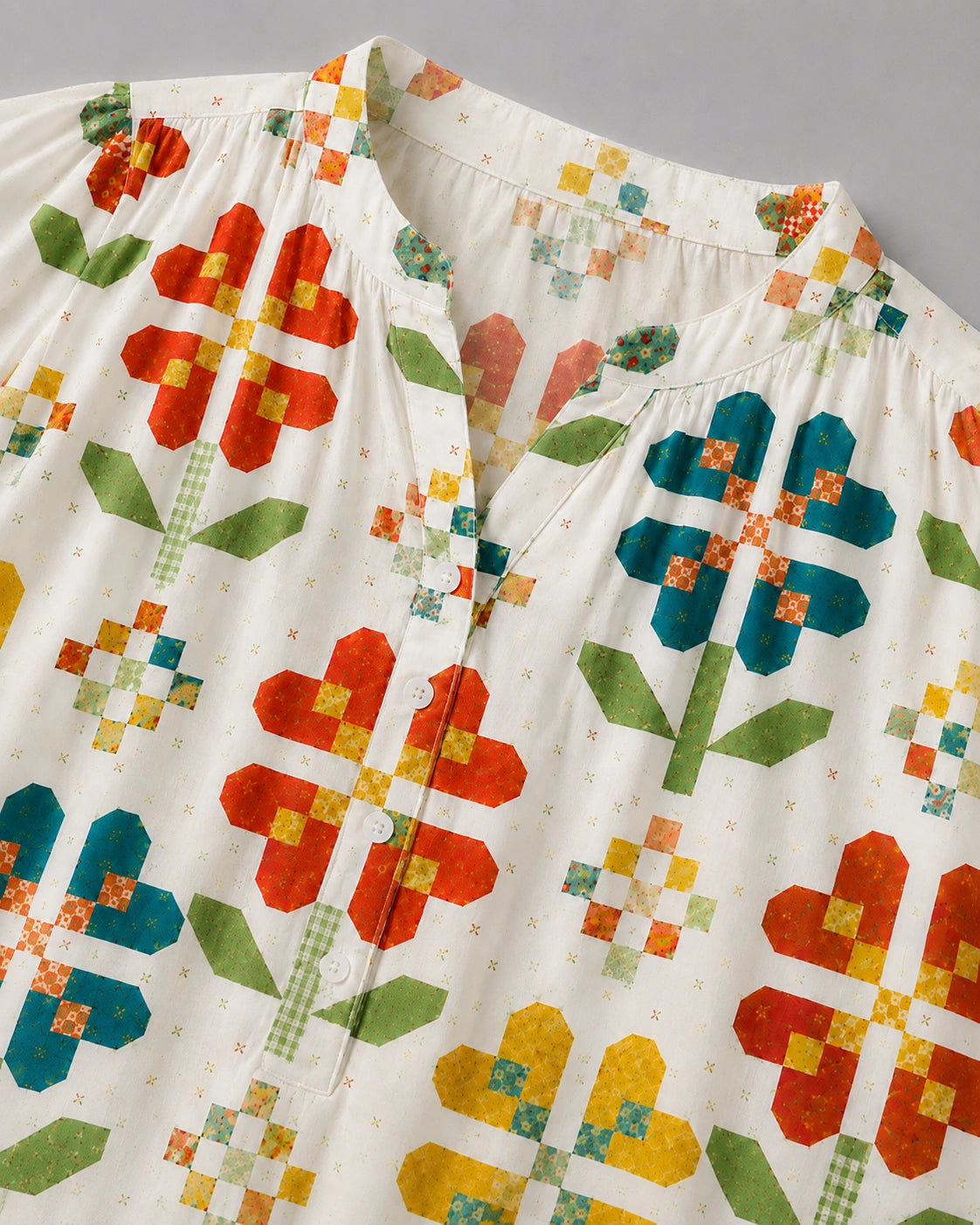 Flower Pattern Blouse