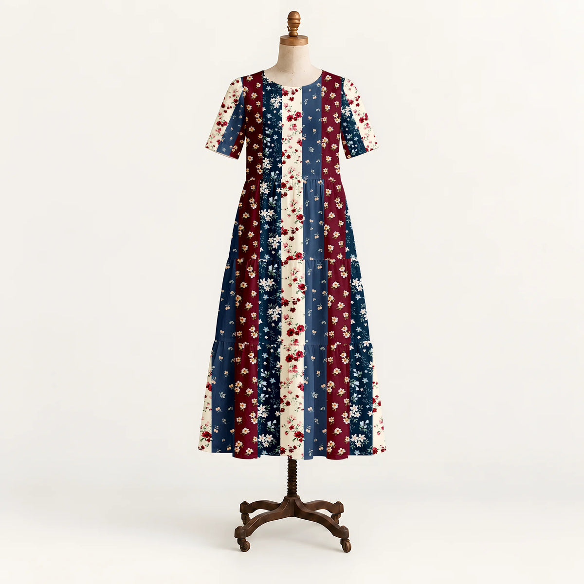 Cottage Floral Long Dress