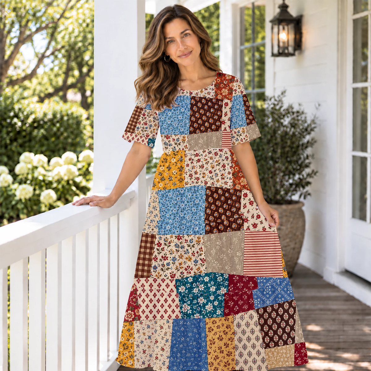 Country Cottage Long Dress