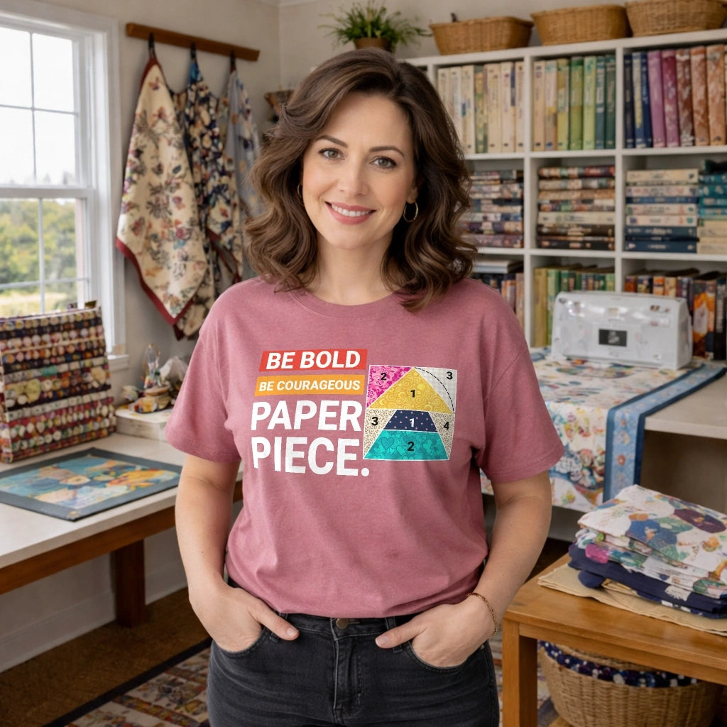Courage to Paper Piece T-shirt