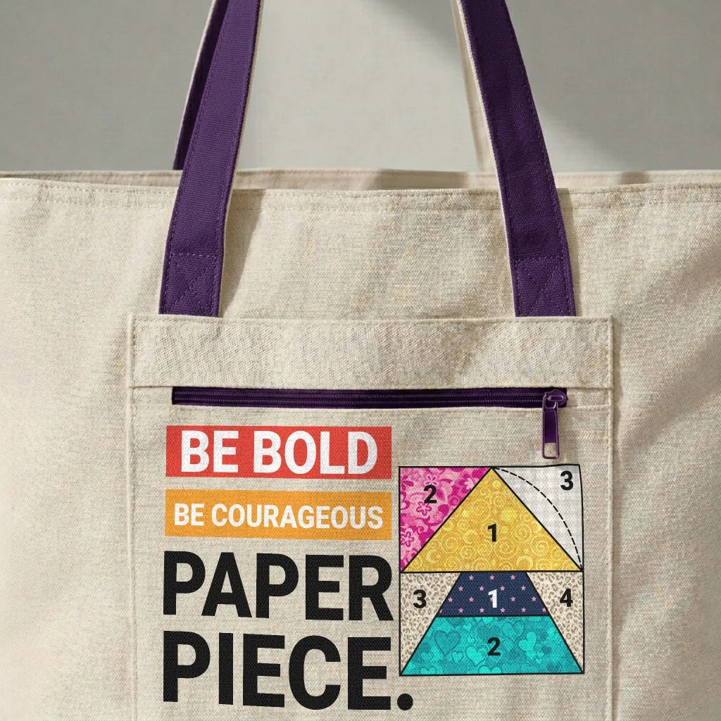 Courage to Paper Piece Tote