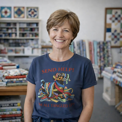 T-shirt à bande de tissu désordonnée