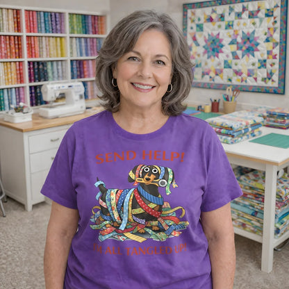 T-shirt à bande de tissu désordonnée