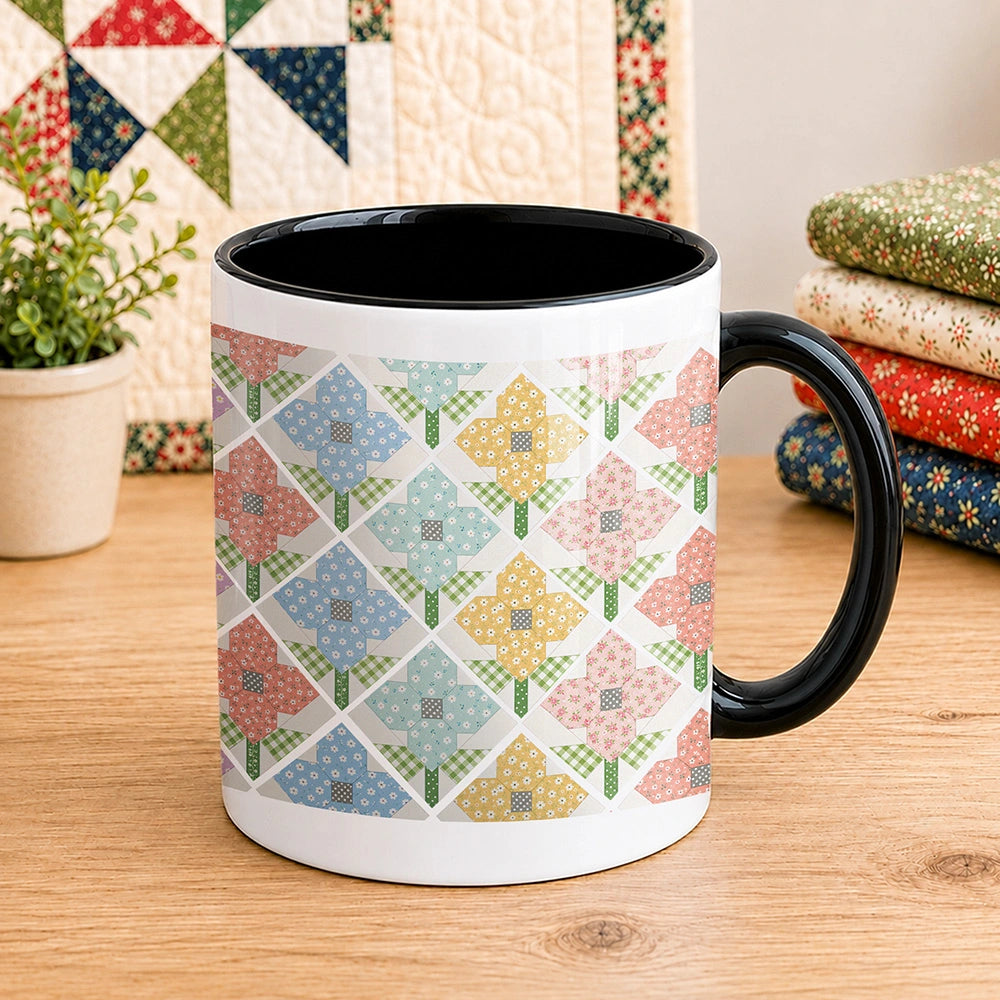 Flower Patchwork 11oz Mug